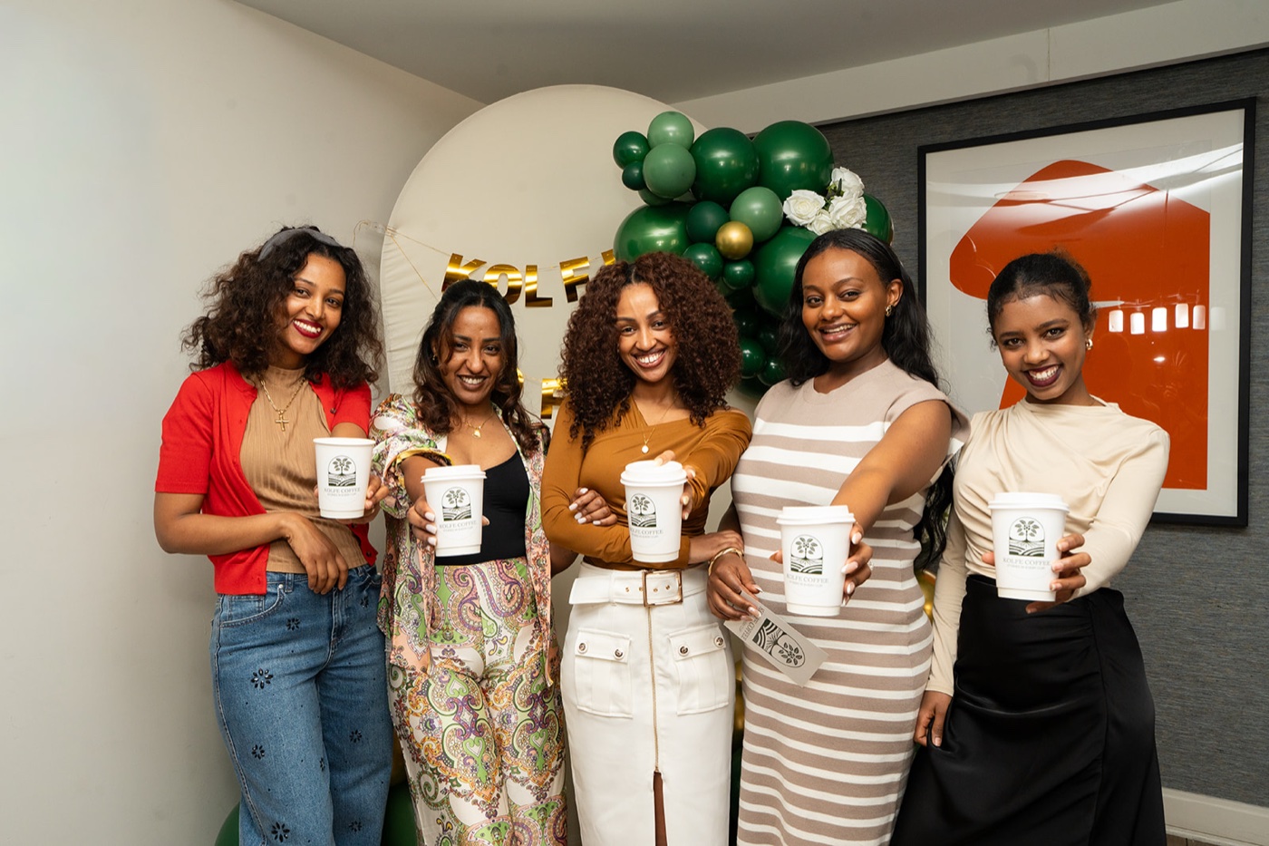 Group at a Kolfe Coffee event